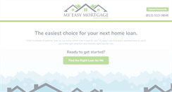 Desktop Screenshot of myeasymortgage.com