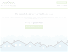 Tablet Screenshot of myeasymortgage.com